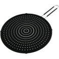 thumbnail image 1 of Muyoka Pantallas antisalpicaduras Pantalla de cocina de silicona de 13 pulgadas Cubierta de sartén con mango plegable Aislamiento térmico multiusos Protección contra salpicaduras Alfombrilla de enfria Muyoka Hogar, 1 of 7