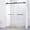 Matte Black#3, variant on Glass Shower Door, 56-60"W x 75"H Semi-Frame Single Sliding Shower Door, 304 Stainless Steel in Matte Black, 5/16" (8mm) Thick SGCC Tempered Clear Glass., Matte Black Shower Door,Sliding Shower Door