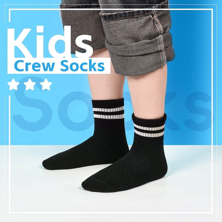 Armscye Kids Cotton Crew Socks 6-Pack Striped photo 4