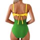 thumbnail image 2 of WILLBEST Traje de Baño Curvy Traje de Baño Sexy con Bloques de Color para Mujer, 2 of 5