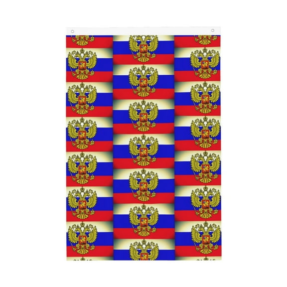 Double Sided House Flag Russian Flag Garden Flag For Outside Room House Yard Indoor (2x3ft)