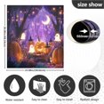 thumbnail image 4 of Dishwasher Sticker Dishwasher Cover Magnet Refrigerator Home Decorative Art Kitchen Panel Decal Whimsical Cartoon Halloween Scene 23x26 Inch, 4 of 6