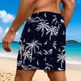 thumbnail image 6 of Swim Trunks for Men 9 Inch No Liner Bathing Suit Comfortable Summer Beach Casual Mens Board Shorts Swimwear Dark Blue L, 6 of 7