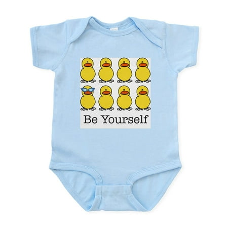 

CafePress - BE YOURSELF Infant Bodysuit - Baby Light Bodysuit Size Newborn - 24 Months