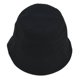 thumbnail image 1 of ZHAOCHENG Sombrero de pescador de color puro, sombrero de pescador, sombrero para el sol ajustable, estructura circular de tejido apretado, simple y moderno (amarillo) negro, 1 of 3
