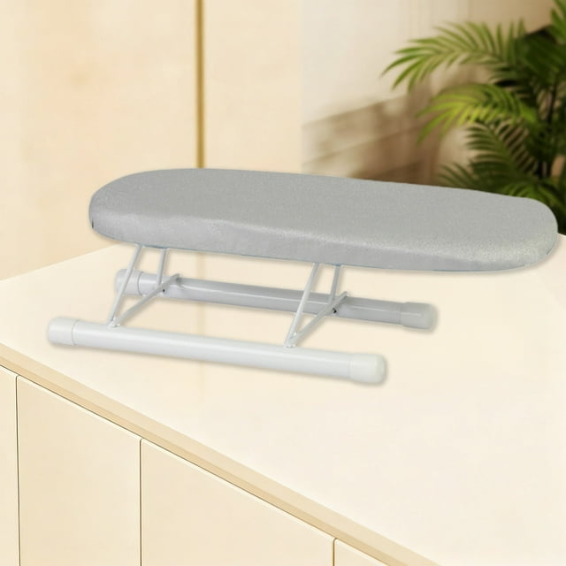 Btomtd Ironing Board Small Ironing Sleeve Ironing Board Household Mobile Ironing Sleeve Accessories Ironing Cuff Neckline Foldable Storage Small Size, Gray