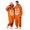5-Orange, variant on DHFJKG Plush Animal Onesies Adult Halloween Pumpkin Pajamas Unisex Onesie For Women Men Fuzzy One-Pieces