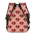 thumbnail image 4 of Disketp Basset hound dog with paw Mochila Estampada para Hombre y Mujer – Mochila Ligera Clásica con Múltiples Bolsillos para Universidad, Trabajo y Viajes-One Size, 4 of 5