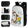thumbnail image 3 of Calvin And Hobbes Backpack Schoolbag Casual Daypack Rucksack Bookbags Lightweight Gym Bag, 3 of 8