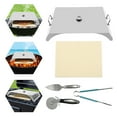 thumbnail image 5 of 0-300℃/ 32-572 ℉ 30.48cm/12 in Pizza Oven Countertop Kit, Stainless Steel Portable Pizza Oven for Gas,Oven Shovel,Baking 12-inch Pizzas,Bread, Roast Chicken, 5 of 20