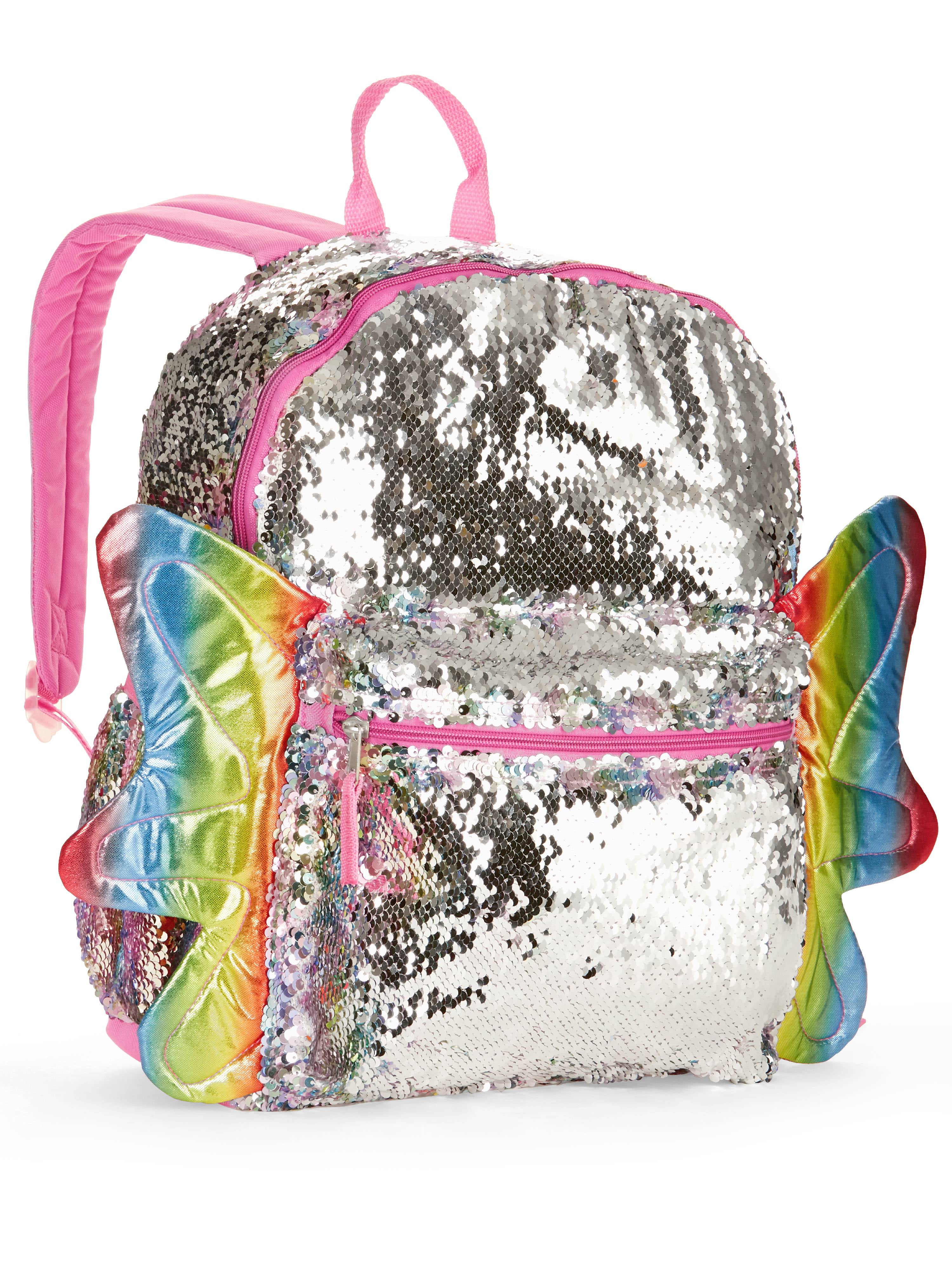 unicorn 2 way sequins critter backpack