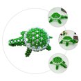 thumbnail image 3 of 1PC Handmade Beaded Turtle Adornment Acrylic Animal Decoration Gift (Green), 3 of 8