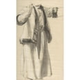 thumbnail image 2 of Romain Cazes 12x18 Gold Ornate Wood Frame and Double Matted Museum Art Print Titled - Figure in a Fur Trimmed Jacket (1828-81), 2 of 4