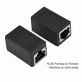 thumbnail image 4 of 2 UNIDS RJ45 Hírbra A Hirbra Adaptador Lan de Red Acoplador Conector Extensor de Red Ethernet, Extensor de Cable CAT6 Ethernet RJ45 Cables Cat 6, 4 of 7