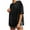 Black-02, variant on Mittory Womens Oversized Tshirts Summer Casual Short Sleeve Crew Neck T Shirt Loose Fit Side Slit Tee Tops