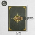 YUSS Leather Journal Notebook with Password Lock – Vintage Leather ...