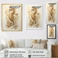 thumbnail image 4 of Designart "Enchanted Seahorse Elegance III" Animals Seahorse Floater Framed Canvas Prints, 4 of 5