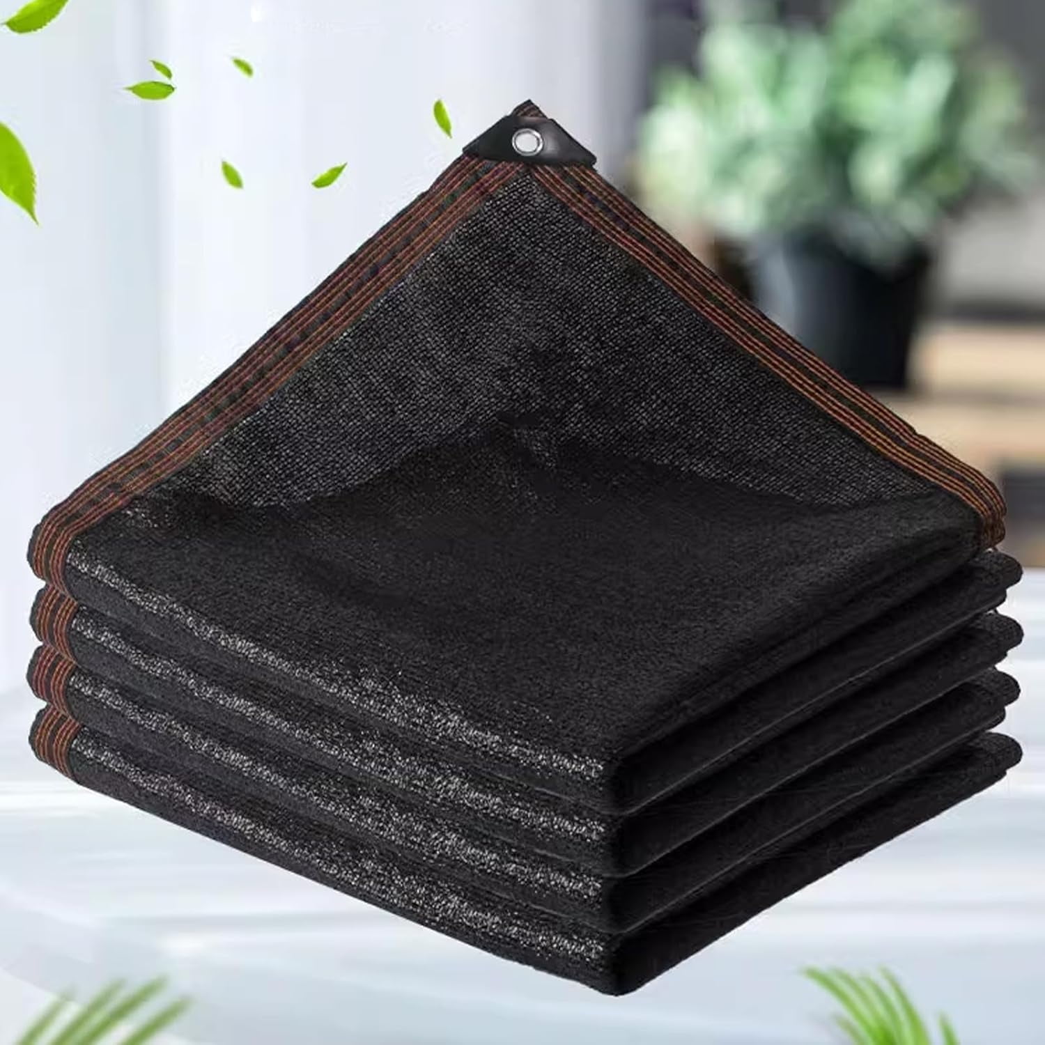 1pack Sunblock Shade Cloth,HXRH Heat Insulation Shade Netting,75% Outdoor Heat Resistant Mesh Tarp,Patio Awning,Privacy Netting,Sunscreen Fabric