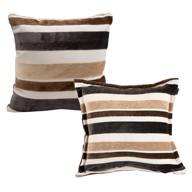Set de 2 Cojines Decorativos DICASA 1 Cuadrado 1 Cuadrado Grande