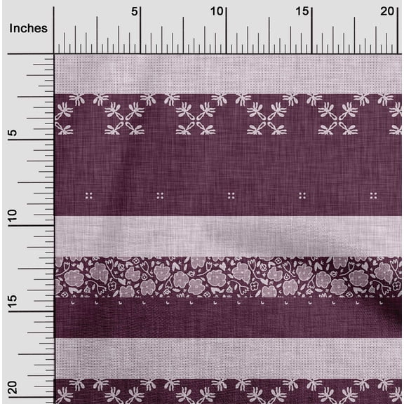 oneOone Velvet Purple Fabric Block Sewing Material Print Fabric By The Yard 58 Inch Wide-CK