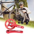 thumbnail image 4 of Juego de bicicletas Crankset MTB shamjiam Aleación de Aluminio Soporte Eje rojo 38t Brazo de manivela de bicicleta plegable, 4 of 7