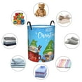 thumbnail image 4 of Balery Merry Christmas Gnome Cesta de ropa redonda con asas, impermeable, independiente, para ropa, juguetes, dormitorio y familia-Medium, 4 of 6