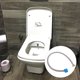 thumbnail image 4 of Tubos de plomería flexibles de acero inoxidable de 60 cm Mangueras mezcladoras calientes frías Pieza de baño, 4 of 5