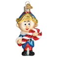 thumbnail image 1 of Adorno navideño del Viejo Mundo con Hermey el elfo, cristal soplado, 1 of 5
