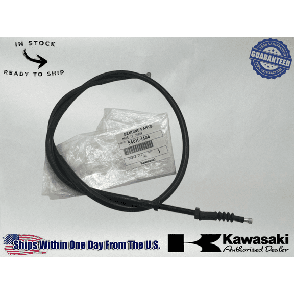 Kawasaki Genuine OEM Authentic 01-09 Eliminator 125 Clutch Cable 54011-1404 1