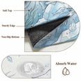 thumbnail image 6 of Large Area Rugs for Living Room Bedroom, Blue Teal Coastal 8'x10' Rug Washable Carpet Runner Indoor Outdoor, Nautical Beach Botanical Bears Fish Non Slip Floor Mats Rug for Kitchen, Patio, 6 of 8