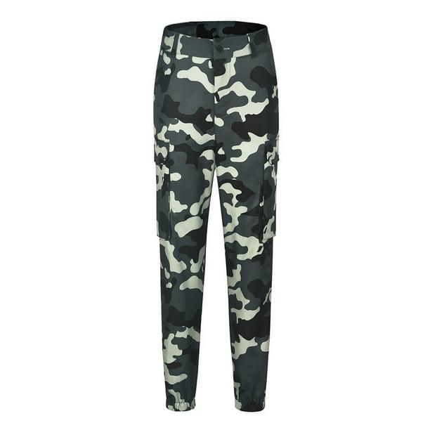 Camouflage flare best sale pants