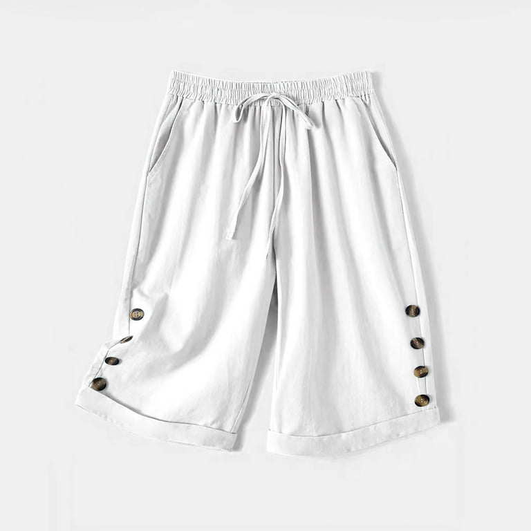 Womens Bermuda Shorts Running Shorts Women SANTINY Women's High