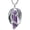 Purple, variant on Amethyst Dragon Necklace 925 Sterling Silver Crystal Dragon Pendant Amethyst Crystal Necklace Spiritual Protection Dragons Jewelry Gifts for Men Women