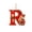 R, variant on JeashCHAT 26 Initial Letter Christmas Ornaments, Red Personalized Christmas Initial Ornaments Cute Reindeer Pendant Christmas Tree Hanging Decorations Xmas Gifts