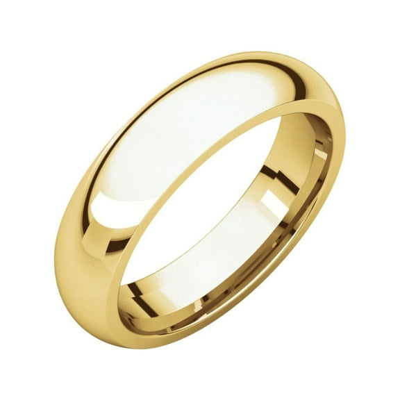 5mm Comfort Fit Band in 18k Yellow Gold - Size 10