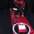 thumbnail image 2 of Your Chair Covers - 14 x 108 Inch L'amour Satin Table Runner Dark Red, 2 of 3