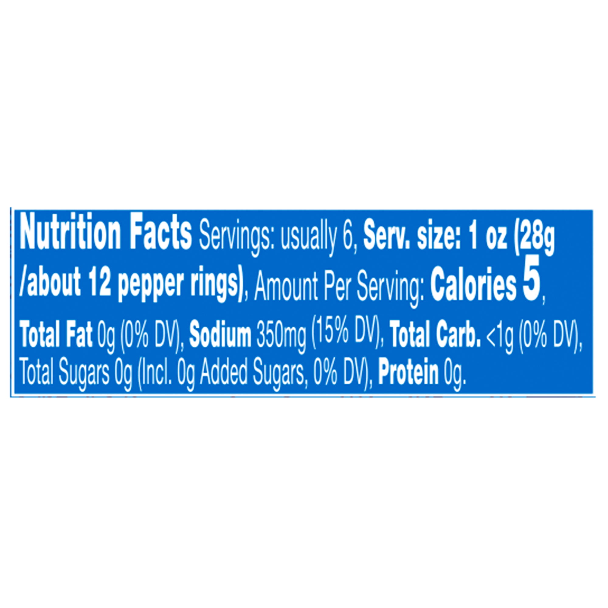 (6 pack) Vlasic Hot Banana Pepper Rings, 12 fl. oz.