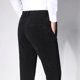 thumbnail image 3 of Pantalones casuales de negocios de pana de primavera para hombre, pantalones de jogging ajustados con cintura elástica y bolsillo con cremallera, ropa de marca para hombre, 3 of 5