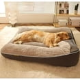thumbnail image 2 of Doghouse All-season Universal Medium and Large Dog Pet Sofa Golden Fur Bed Mat Pet House Winter Warm Sleeping Pad Accesorios ShopWise Round, 2 of 7