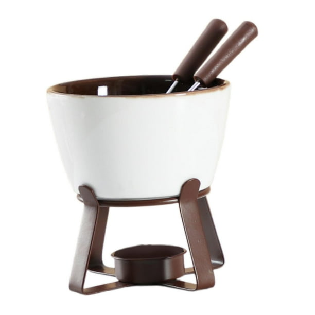 Taza para fondue, calentador de fondue, taza de café, utensilios de cocina, derretidor de queso, derretidor de chocolate redondo
