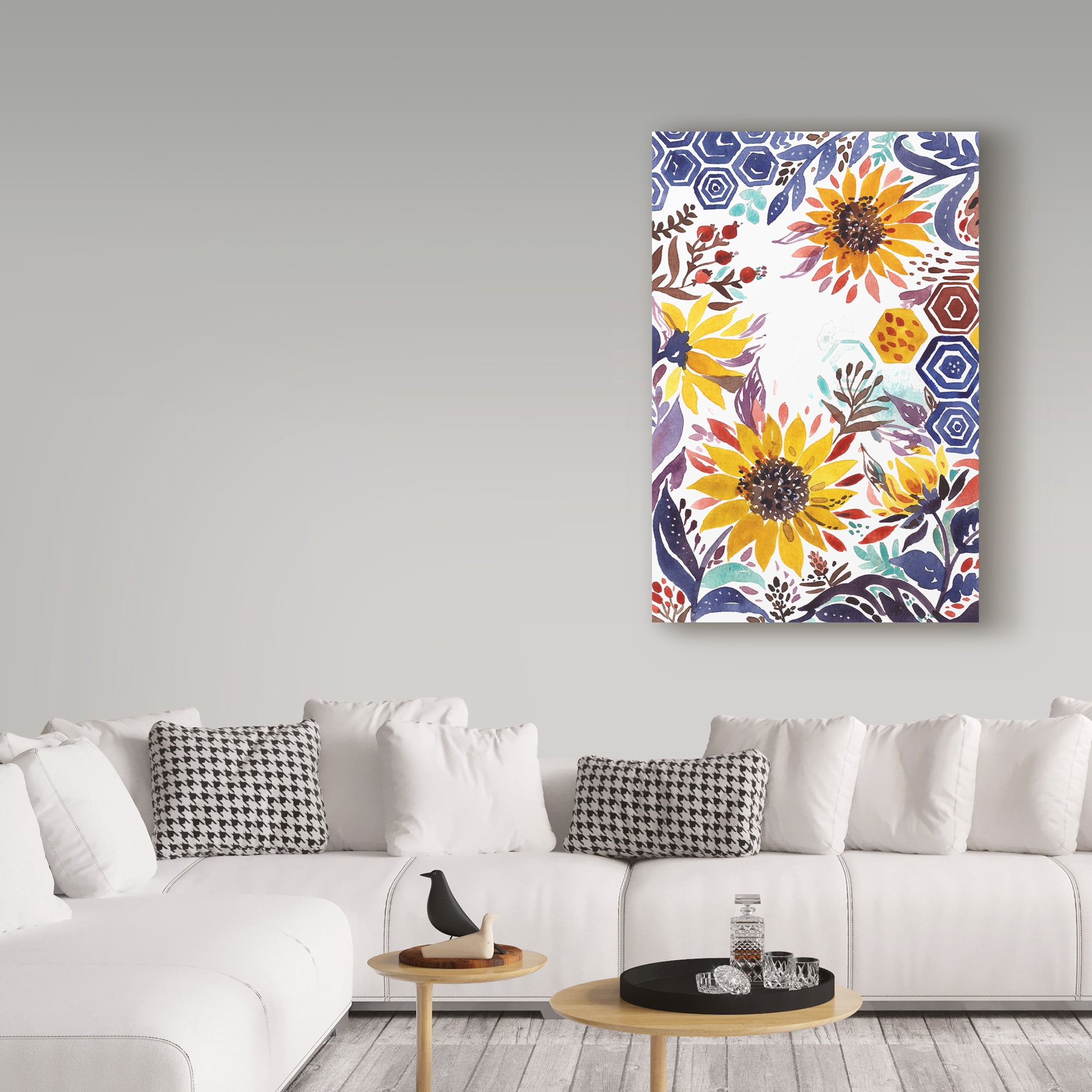 Trademark Fine Art 'Autumn Florals 3' Canvas Art by Irina Trzaskos Studio