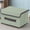 Green, variant on Linen Fabric Foldable Storage Boxes With Lids, 2 Pack Household Organizer Bins With Carry Handles, Clothes Sundries Storage Containers For Bedroom Living Room