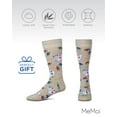 thumbnail image 6 of MeMoi Poker Face Playing Card Bamboo Blend Men's Crew Socks - Mens - Male, 10-13, Crockery, 6 of 10