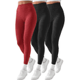 thumbnail image 1 of Set 3 Mallones Mujer Leggings Stretch Leggins Mayon Mallas, 1 of 9