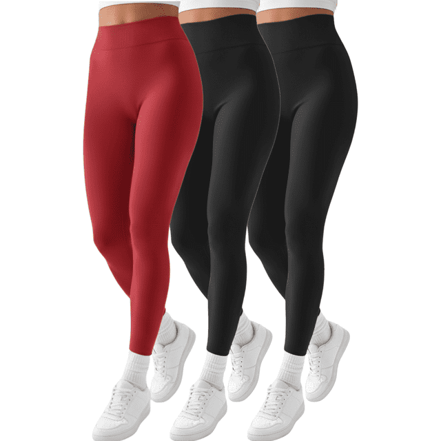 Set 3 Mallones Mujer Leggings Stretch Leggins Mayon Mallas