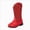 Red, variant on Toddler Girls Glitter Cowboy Boots Sparkly Cowgirl Boots Side Zipper Toddler Little Kid Big Kid Western Boots for Kids 3-11 Years
