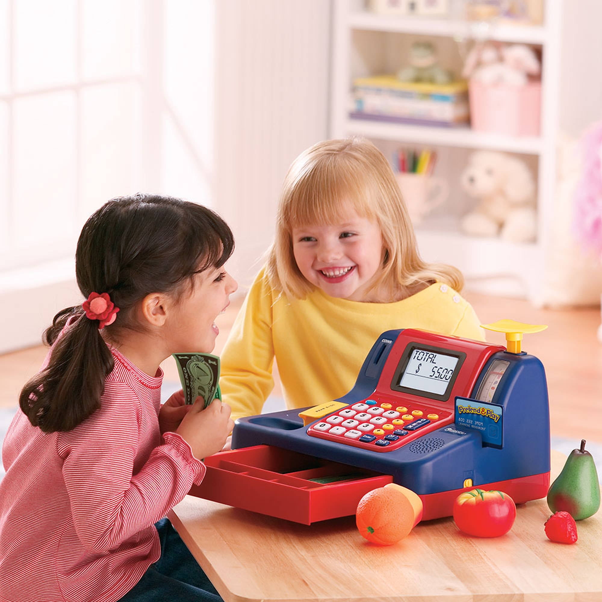 pretend and play teaching cash register