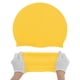 thumbnail image 5 of Gorro de natación sólido de silicona impermeable amarillo de 1 pieza de Bargains Únicos, 5 of 5