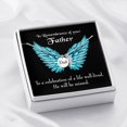 thumbnail image 2 of Collier Souvenir Perte d'Un Papa Cadeaux de Sympathie Perte d'Un Parent, 2 of 7