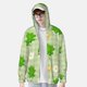 thumbnail image 2 of Fotbe St Patrick's Day11 Chaqueta con Protección Solar UPF 50+ para Hombre y Mujer, Camisa con Capucha y Bolsillos-Large, 2 of 7